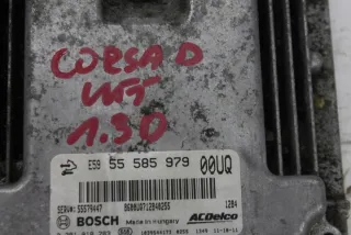 55585979 9666484380 Блок управления двигателем Opel Corsa D Арт e8797371, вид 2