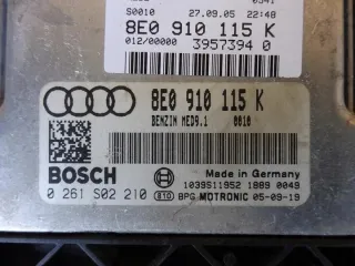 8E0910115K 0261S02210 Блок управления двигателем Audi A4 B7 Арт e8803529, вид 2