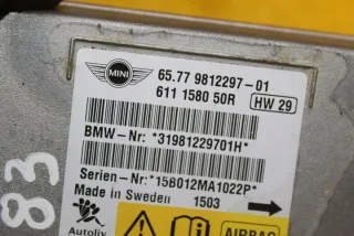9812297 Блок AirBag MINI Cooper R56 Арт e8803624, вид 5