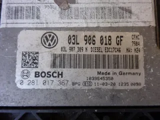 03L906018GF 0281017367 Блок управления двигателем Volkswagen Golf 6 Арт e8804280, вид 2