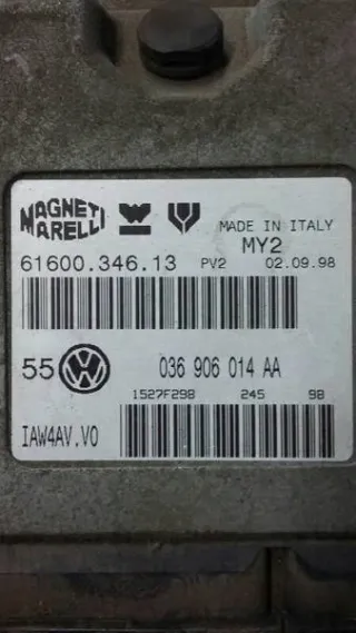 036906014AA Блок управления двигателем Volkswagen Golf 4 Арт e8836474, вид 2