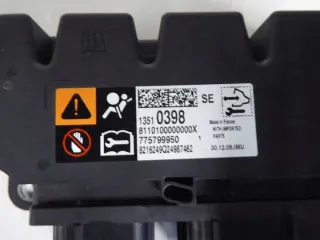 13510398 Блок AirBag Opel Astra K Арт e8868506, вид 2