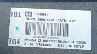 366974173 13330981 Отопитель в сборе (печка) Opel Zafira C Арт e8916440, вид 3