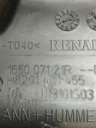 165007121R 1113101503 0801421455 Корпус воздушного фильтра Renault Scenic 4 Арт e9010598, вид 3