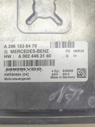 A2661538479 Блок управления двигателем Mercedes A W169 Арт e9031864, вид 2