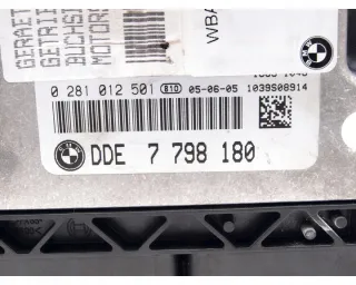 7798180 0281012501 Блок управления двигателем BMW 3 E90/E91/E92/E93 Арт e9072460, вид 3