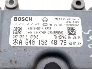 A6401504879 0281012431 Блок управления двигателем Mercedes A W169 Арт e9072712, вид 4