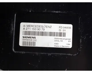 A2711539079 Блок управления двигателем Mercedes C W203 Арт e9072735, вид 8