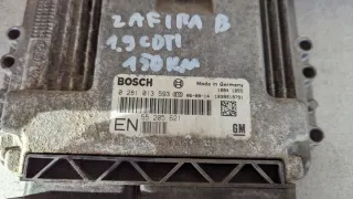 0281013593 Блок управления двигателем Opel Zafira B Арт e9111464, вид 2