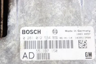 0281012534 Блок управления двигателем Opel Vectra C  Арт e9129179, вид 4