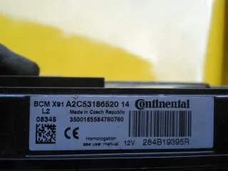 284B19395R Блок комфорта Renault Laguna 3 Арт e9138937, вид 1