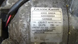 92600BB60A Компрессор кондиционера Nissan Qashqai 1  Арт e9158514, вид 5