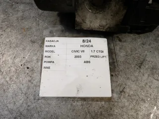 0265216895 Блок ABS Honda Civic 7 Арт e9196310, вид 4