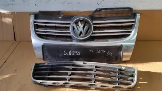 1K5853651 9X2-LV-1JKH Решетка радиатора Volkswagen Golf 5 Арт e9207537, вид 1