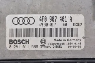 4F0907401A 0281011569 Блок управления двигателем Audi A6 C6 (S6,RS6) Арт e9236065, вид 2