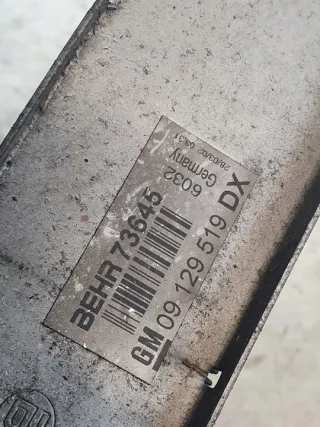 09129519DX Интеркулер Opel Astra G Арт e9246689, вид 7