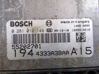 0281012149 Блок управления двигателем Fiat Croma 2 Арт e9254881, вид 3