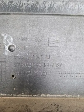 5F0807221AB Бампер передний Seat Leon 3 Арт e9260832, вид 7