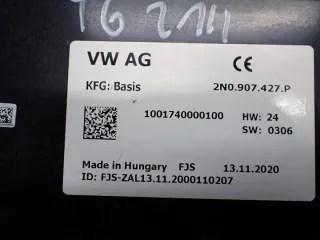 2N0907427P 2N0907427 Блок управления (другие) Volkswagen Transporter T6 Арт e9295569, вид 3