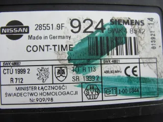 285519F924 5WK48542 Блок комфорта Nissan Primera 11 Арт e9300361, вид 2