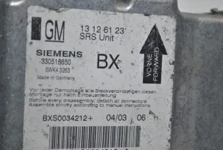 13126123BX Блок AirBag Opel Vectra C  Арт e9324167, вид 3