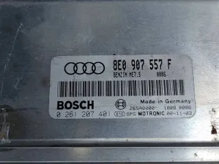 8E0907557F 26SA0000 0261207401 Блок управления двигателем Audi A4 B7 Арт e9379579, вид 2