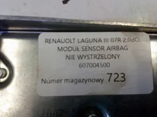 607004500 Блок AirBag Renault Laguna 3 Арт e9380327, вид 4