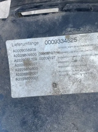 A2228809500 Бампер передний Mercedes S W222 Арт e9380374, вид 5