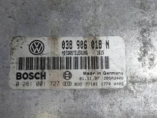 038906018N 0281001727 28SA3406 Блок управления двигателем Volkswagen Passat B7 Арт e9403838, вид 2