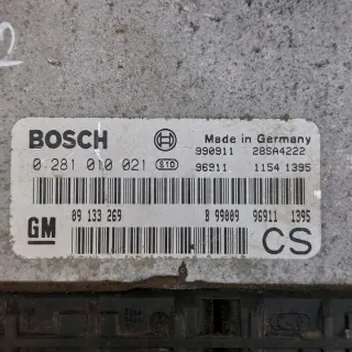 0281010021 09133269 Блок управления двигателем Opel Zafira A Арт e9422797, вид 2