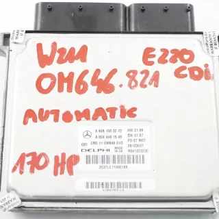 A6461503272 A6461503272,A 72,A0044461540,A Блок управления двигателем Mercedes E W211 Арт e9447885, вид 5