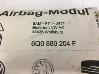 6Q0880204F Подушка безопасности Skoda Fabia 1 Арт e9480281, вид 3