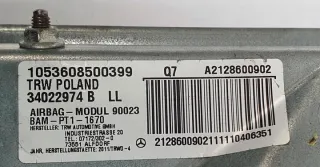 A2128600902 34022974B Подушка безопасности Mercedes CLS C218 Арт e9502815, вид 4