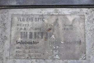 7L6815071C Автономный отопитель Volkswagen Touareg 1 Арт e9521256, вид 8