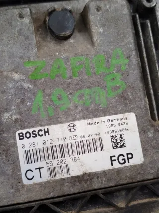 0281012710 Блок управления двигателем Opel Zafira B Арт e9521962, вид 5