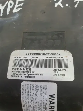2W93F044A74-AA 2W93F044A7 Подушка безопасности Jaguar XJ X350 Арт e9533299, вид 2