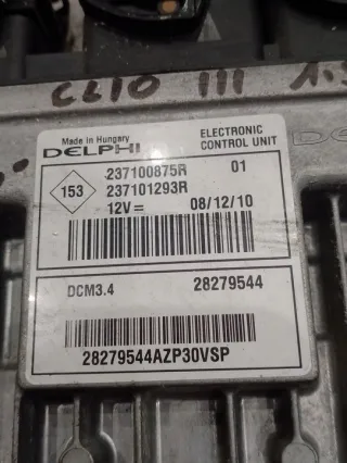 237101293R 237100875R Блок управления двигателем Renault Clio 3 Арт e9546243, вид 2