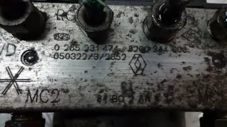 0265800387 Блок ABS Renault Scenic 1 Арт e9552442, вид 2