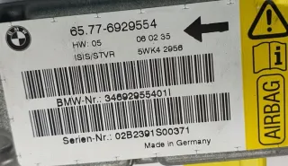 6929554 Блок AirBag BMW 7 E65/E66 Арт e9555358, вид 3