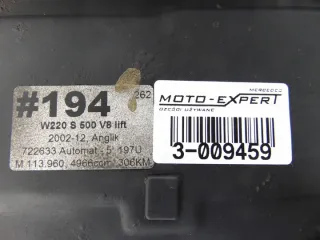 A2206200372 Передняя панель крепления облицовки (телевизор) Mercedes S W220 Арт e9556336, вид 2