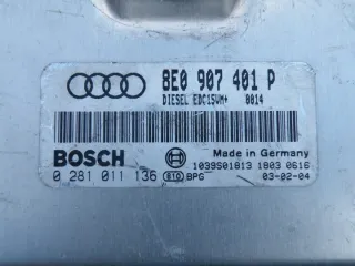 8E0907401P 0281011136 Блок управления двигателем Audi A6 C5 (S6,RS6) Арт e9558177, вид 5