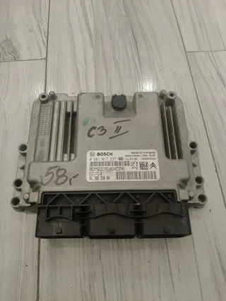 0281017337 9676833080 Блок управления двигателем Citroen C3 2 Арт e9563546, вид 1