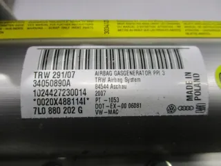 7L0880202G Подушка безопасности Volkswagen Touareg 1 Арт e9568934, вид 4
