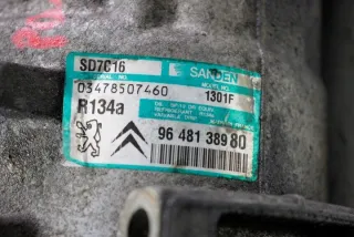9648138980 Sd7c16 Компрессор кондиционера Citroen C5 2 Арт e9573311, вид 2