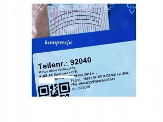 Гофра инжектора Audi A5 (S5,RS5) 2 2016г. 2017-2022R 0261230566 2020rok 03G906051M - Фото 3