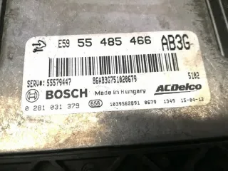 55485466 0281031379 1039S62891 Блок управления двигателем Opel Zafira C Арт e9605314, вид 5