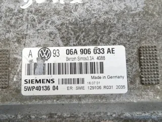 06A906033AE 5WP40136 Блок управления двигателем Volkswagen Bora Арт e9605750, вид 4