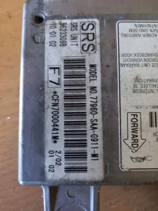 77960SAAG911M1 Блок AirBag Honda Jazz 2 Арт e9620698, вид 2