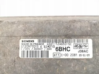 4S61-12A650-SC S120977015 Блок управления двигателем Ford Fiesta 5 Арт e9621740, вид 4