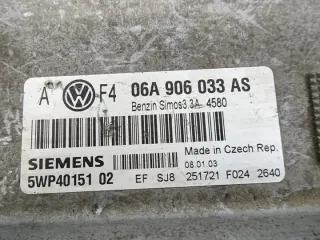 06A906033AS 5WP40151 Блок управления двигателем Volkswagen Bora Арт e9622541, вид 4